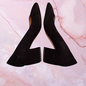 - Bokier New York Block Heel Suede Pumps Size 11